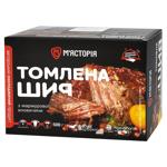 Шея Мястория из мраморной говядины томленная в соусе барбекю 500г