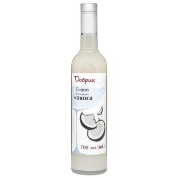 Сироп Добрик со вкусом кокоса 0,7л - купить, цены на КОСМОС - фото 1