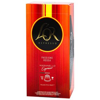 Кофе в капсулах L’OR Passione Rossa Maranello Espresso 10шт