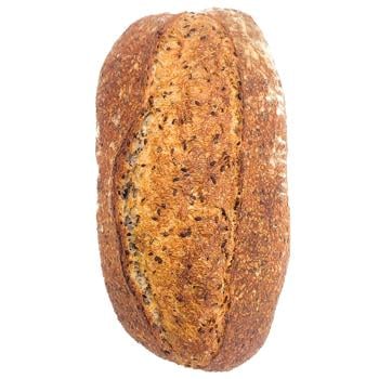 Хліб Жорнова Спельта та льон подовий високого ступеня готовності 600г