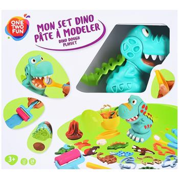 One Two Fun Dino Dough Playset - buy, prices for Auchan - photo 1