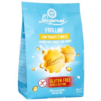 Печ. Lazzaroni 200г пісоч.безглютен.йогурт. та мед(Італія) - купить, цены на КОСМОС - фото 2