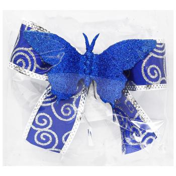 Украшение Бант красный 12х13см - купить, цены на - фото 4