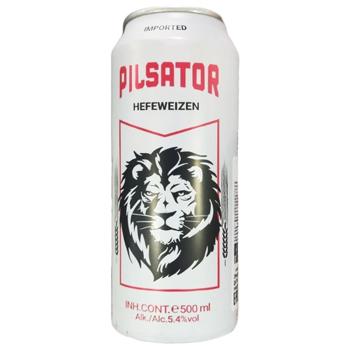 Пиво Pilsator Hefeweizen 5,4% 0,5л - купити, ціни на КОСМОС - фото 1
