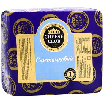 Cheese Club Smetankovyi Hard Cheese 45% wheel - buy, prices for - photo 2