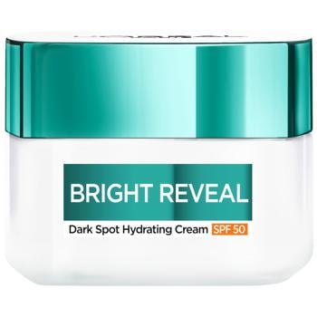 Зволожуючий крем для шкіри обличчя L'Oreal Paris Bright Reveal Skin Expert проти пігментних плям SPF 50 50мл - купити, ціни на Auchan - фото 2