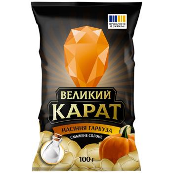 Nuts pumpkin Velykyi karat 100g Ukraine - buy, prices for Epicentr FOOD - photo 1