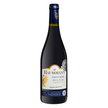 Вино Haussmann Pinot Noir красное сухое 13,5% 0,75л