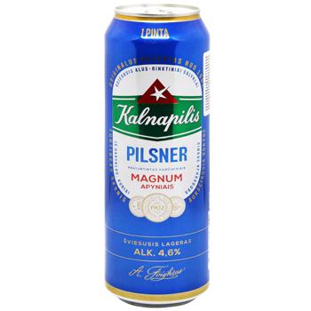 Kalnapilis Pilsner Light Beer 4.6% 0,568l - buy, prices for Supermarket "Kharkiv" - photo 1