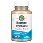 KAL Triple Source SR Magnesium Oxide, Malate, Citrate 500mg 100 tablets