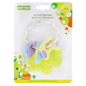 Погремушка-прорезыватель Baby Team Ключики с водой - купить, цены на NOVUS - фото 3