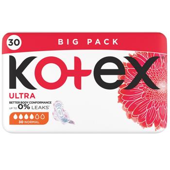 Прокладки гігієнічні Kotex Ultra Normal 30шт - купити, ціни на КОСМОС - фото 2