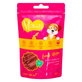 Ласощі для собак Mavsy Sticks 120 г - ягня - купити, ціни на MasterZoo - фото 1