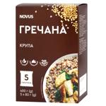 Крупа гречана Novus 5х80г