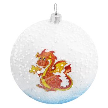 Symbol of the Year Snowfall Christmas Ball 100mm - buy, prices for - photo 5