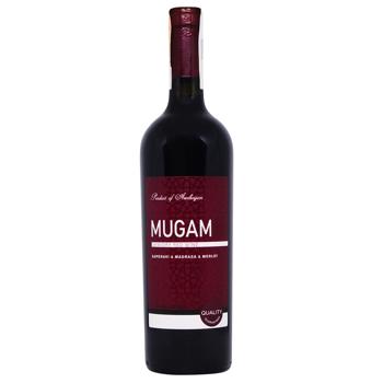 Mugam Red Semi-dry Wine 12-14% 0.75l - buy, prices for ULTRAMARKET - photo 1