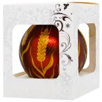 Rizdviani Istorii Ears of Wheat Christmas Tree Ball 10cm