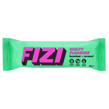 Fizi Hazelnut+Caramel Bar in Chocolate Glaze 45g