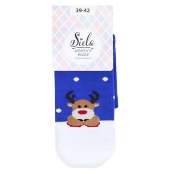 Siela Deer High Terry Women's Socks s.39-42 Light Blue - buy, prices for - photo 1