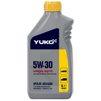 Yuko Vega Synt Motor Oil 5W-30 API SL/CF 1l - buy, prices for Ideal - photo 1