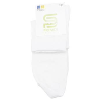 Носки Premier Socks Эконом детские средние р.22-24 белый - купить, цены на ЕКО Маркет - фото 1