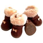 Черевички Aditina для собак 4,8х3,9 см L - коричневі