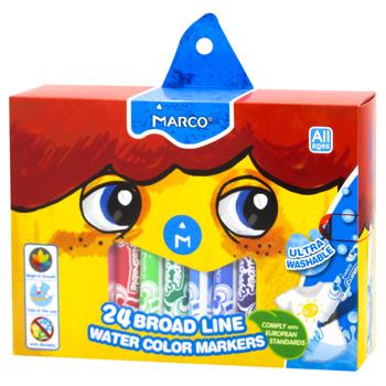 Фломастери Marco 24 кольори 1632-24СВ - купити, ціни на Торба - фото 2