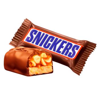 Цукерки Snickers - купити, ціни на Cупермаркет "Харків" - фото 1