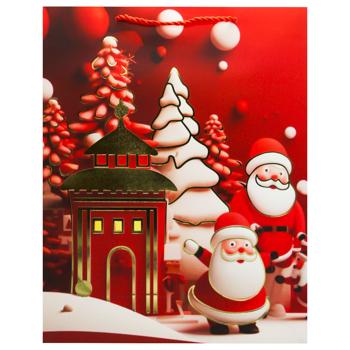 Angel Gifts New Year's Paper Bag 26*32*10cm - buy, prices for ULTRAMARKET - photo 2