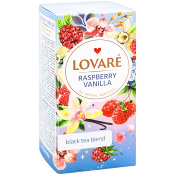 Чай черный Lovarе Малина-ваниль 2г*24шт - купить, цены на МегаМаркет - фото 2
