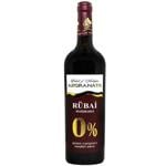 Rubai Medrese Non-Alcoholic Red Semisweet Wine 0.75l