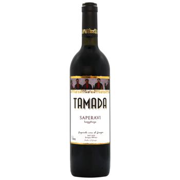Вино Tamada Саперави красное сухое 13% 0,75л
