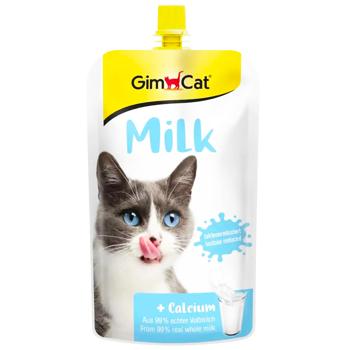 Ласощі для котів GimCat Cat-Milk 200 мл (молоко) - купить, цены на - фото 1