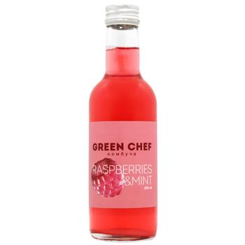 Комбуча Green Chef Raspberries&Mint Spritz 250мл - купити, ціни на Grono - фото 1