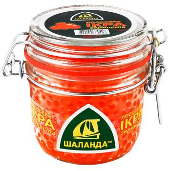 Икра Шаланда лососевая зернистая 230г