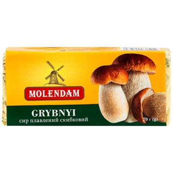 Сыр Molendam плавленый с грибами 70г