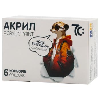7C Acrylic Paints 10ml*6 Colours - buy, prices for - photo 4
