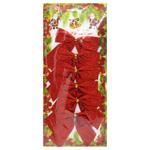 Set of Red Bows 6pcs 8*8cm