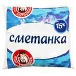 Продукт сметанный Пані Хуторянка Сметанка 15% 400г
