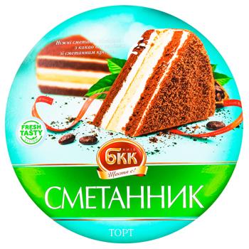 Торт БКК Сметанник 450г - купить, цены на Торба - фото 3
