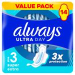 Always Ultra Night Duo Sanitary Pads 14pcs