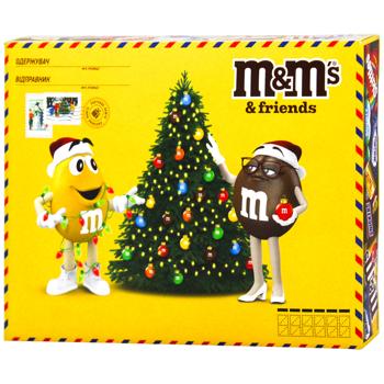 M&M's Middle Parcel Christmas Sweets Set 190g - buy, prices for Vostorg - photo 1