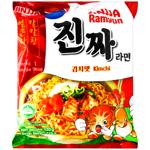Локшина Jinjja Ramyun зі смаком кімчі 120г