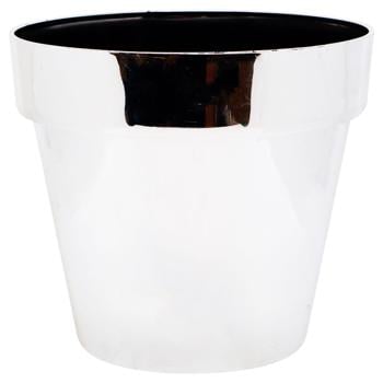 Prosperplast Cube Chrome Flower Pot 170mm - buy, prices for EKO Market - photo 1