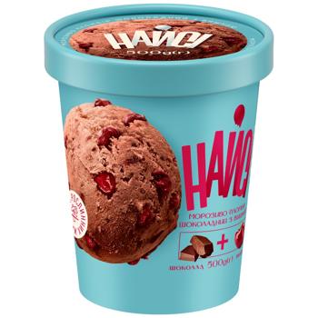 Naysi Chocolate Ice Cream with Cherries 500g