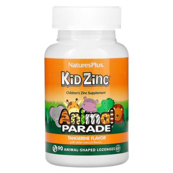 Цинк для детей Nature's Plus Animal Parade Kid Zinc со вкусом мандарина 90 леденцов - купить, цены на Biotus - фото 1