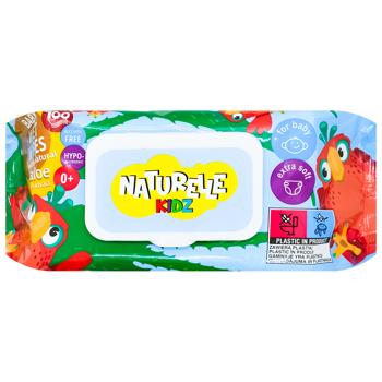 Naturelle Kidz Aloe Wet Wipes for Children 100pcs - buy, prices for Chudo Market - photo 1