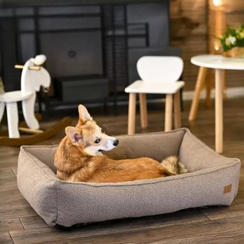 Noble Pet Albert Teddy лежак для собак L 90х60 см - бежевий - купити, ціни на MasterZoo - фото 4
