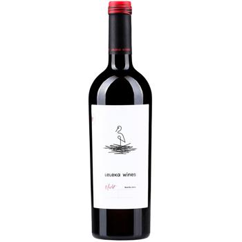 Вино Leleka Wines Merlot красное сухое 12,8% 0,75л - купить, цены на За Раз - фото 1