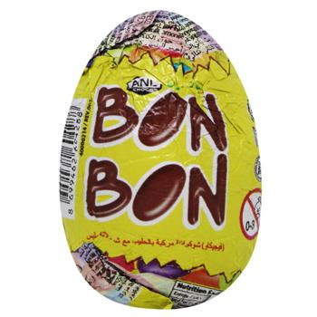 Яйцо шоколадное ANL Choco Bon Bon с драже 30г - купить, цены на - фото 1